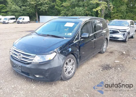 2011 Honda Odyssey Ex-L из США, поврежденный, VIN 5FNRL5H60BB080179